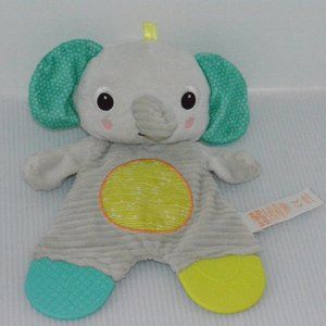 Bright Starts Elephant Snuggle Teethe Plush Lovey